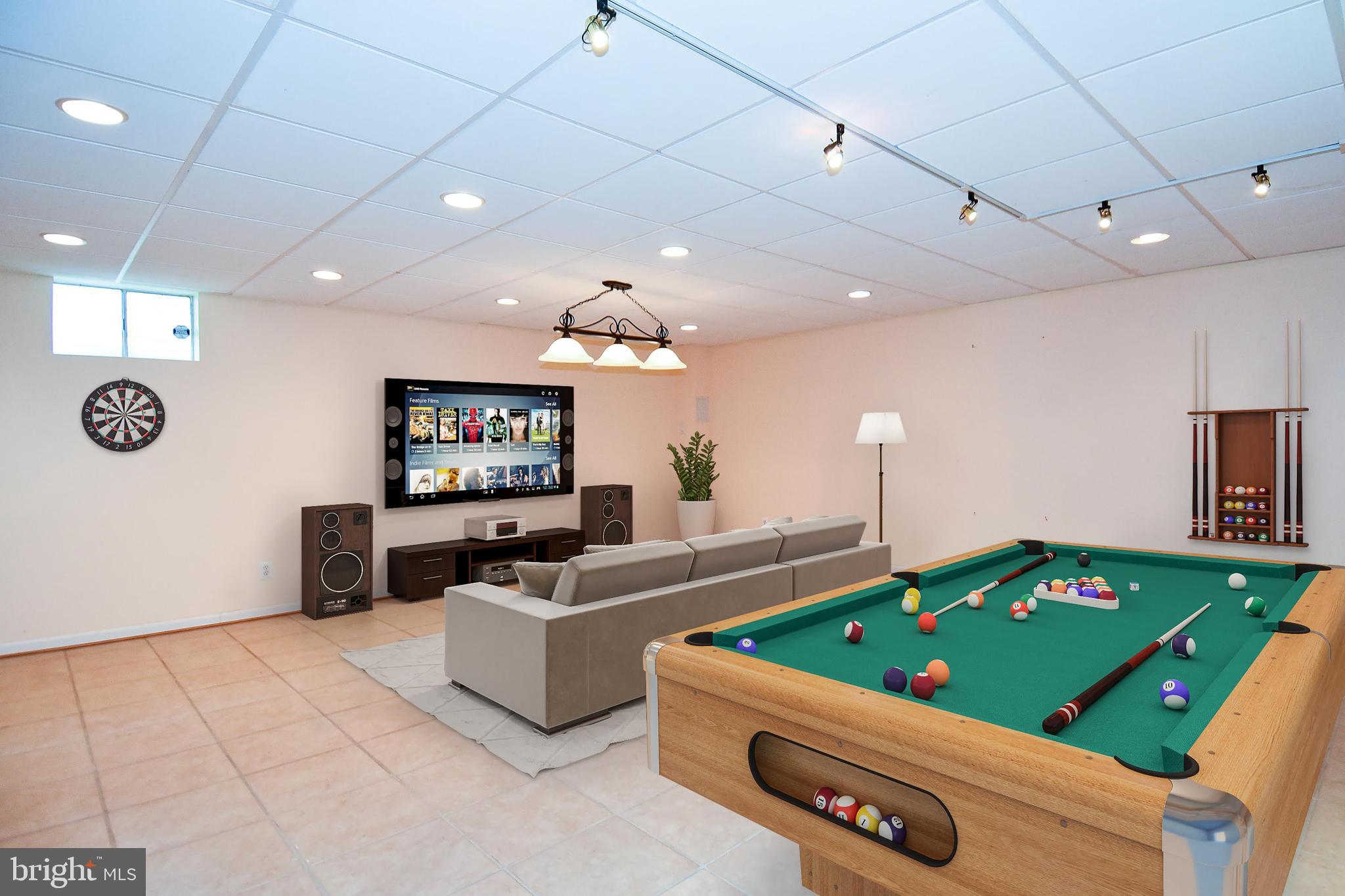 9204 Linton Street Silver Spring, MD 20901 - Photo 17 of 37 Recreation room (virtually staged)