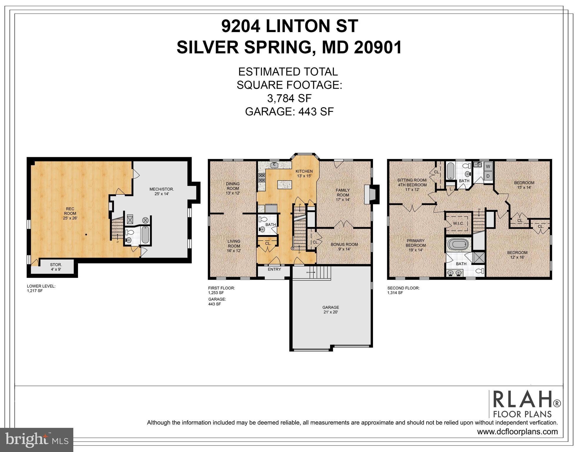 9204 Linton Street Silver Spring, MD 20901 - Photo 37 of 37 3,746 sq. ft. of living space on 3 levels