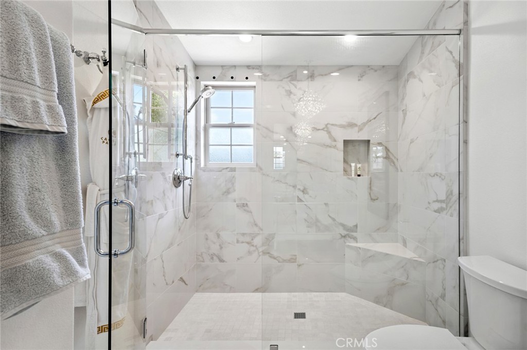 17 Lemans Newport Coast, CA 92657 - Photo 32 of 40 a bathroom with a shower and a toilet