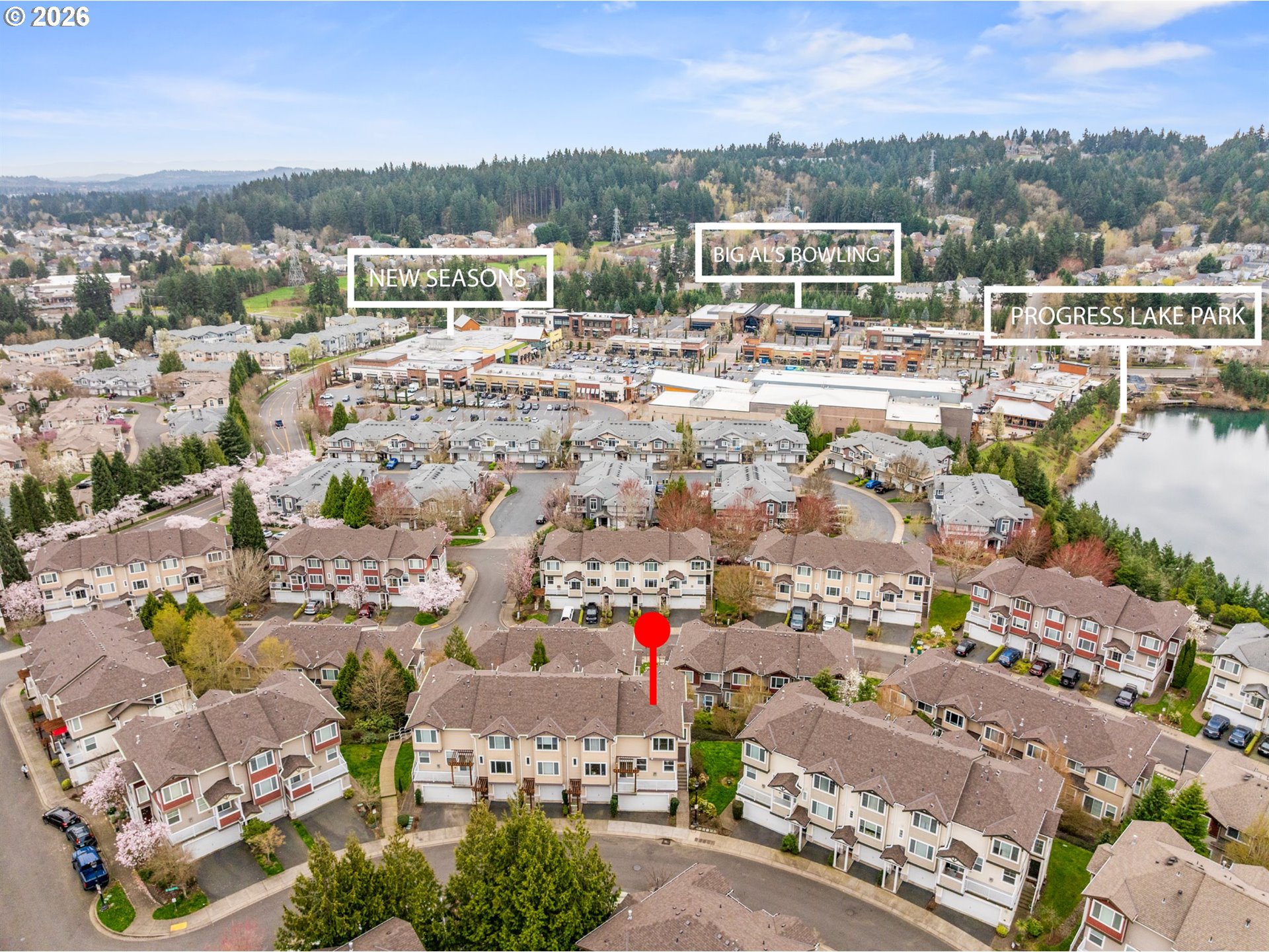 15250 Southwest Sparrow Loop, Unit 105 Beaverton, OR 97007 - Photo 40 of 41 Drone View/UAV