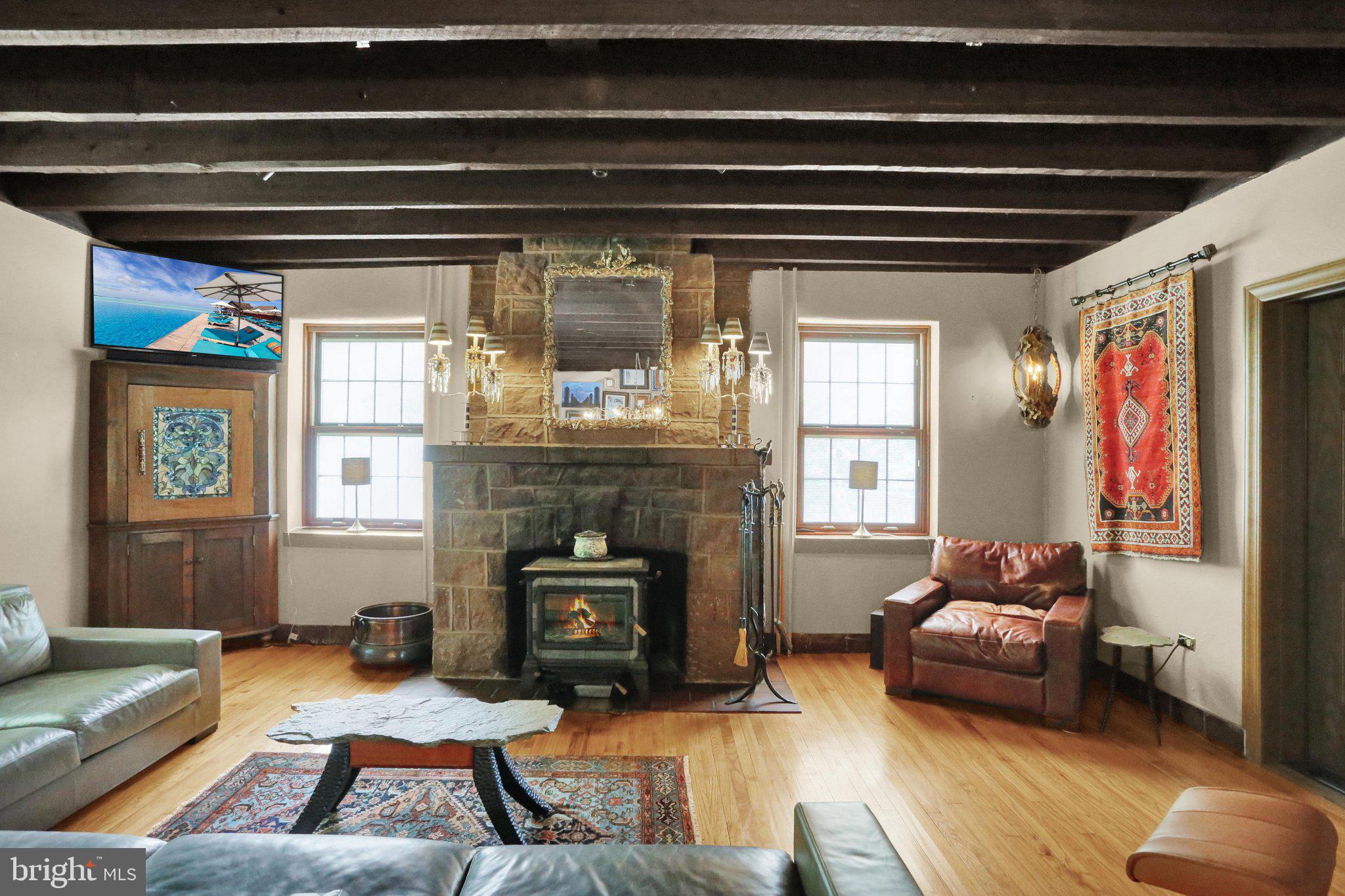 459 Mt Penn Road Reading, PA 19607 - Photo 32 of 96 Wood burning fireplace