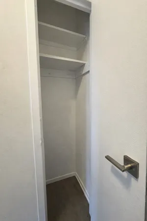 a small space with a window