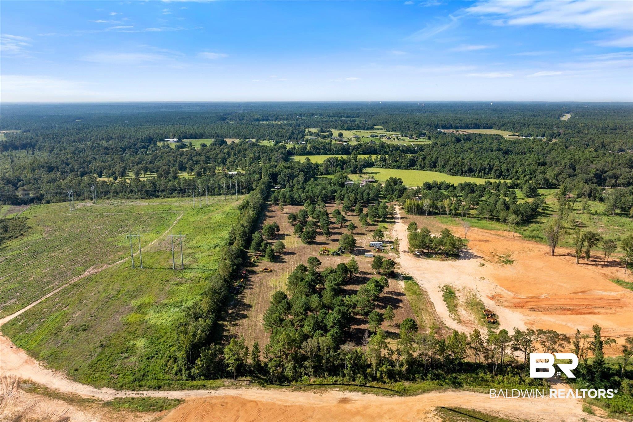 15685 Louis Cooper Road Bay Minette, AL 36507 - Photo 13 of 26 Drone / aerial view with a rural view