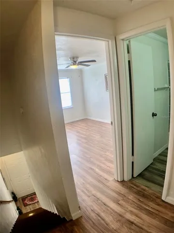 wooden floor in a gallery