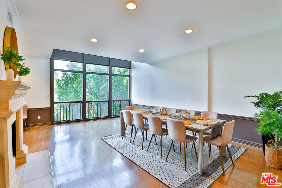 14839 Valley Vista Boulevard Sherman Oaks, CA 91403 - Photo 43 of 65 a view of a dining room with furniture window and outside view