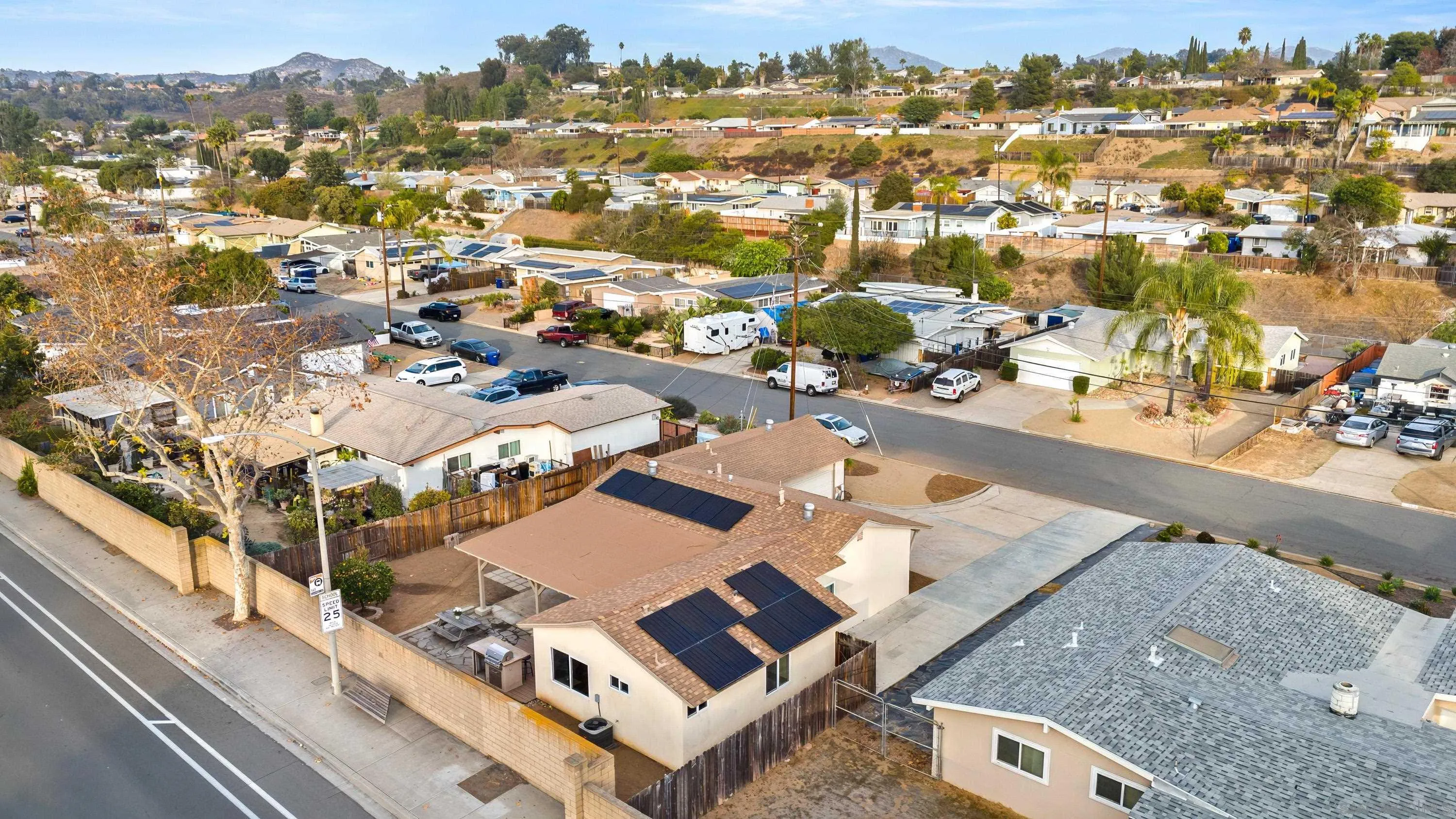 13314 Powers Road Poway, CA 92064 - Photo 43 of 44 an aerial view of residential building with parking
