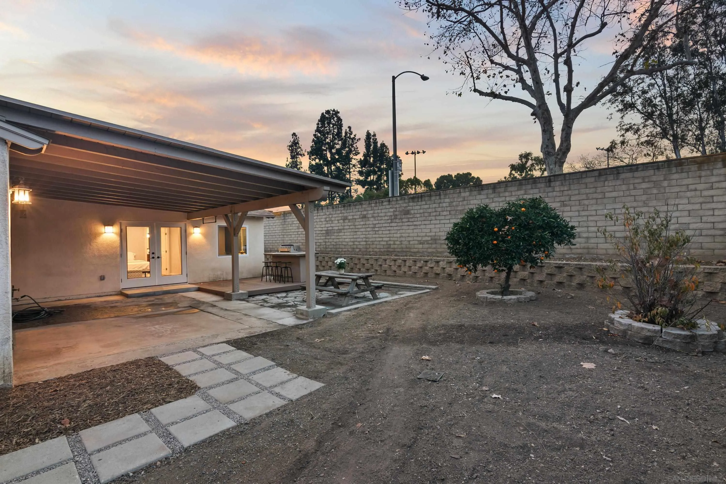 13314 Powers Road Poway, CA 92064 - Photo 5 of 44 a view of a backyard of a house