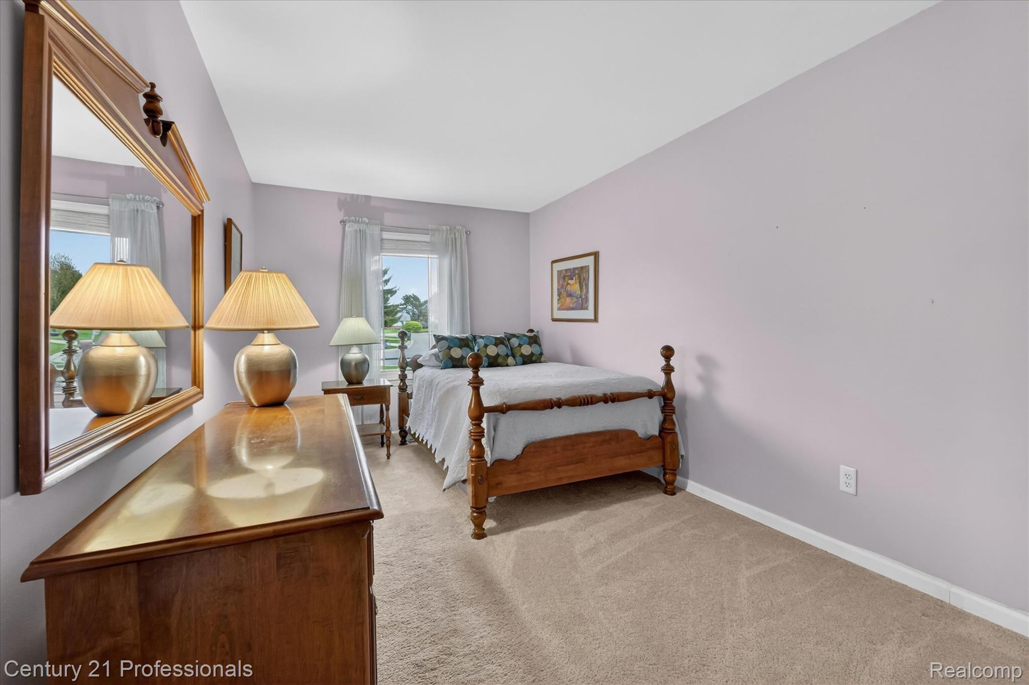 134 Foxboro Drive Rochester, MI 48309 - Photo 23 of 39 Bedroom with light colored carpet and baseboards