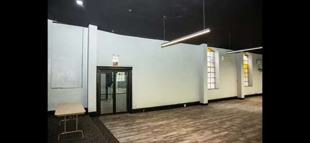 a close view of water heater room