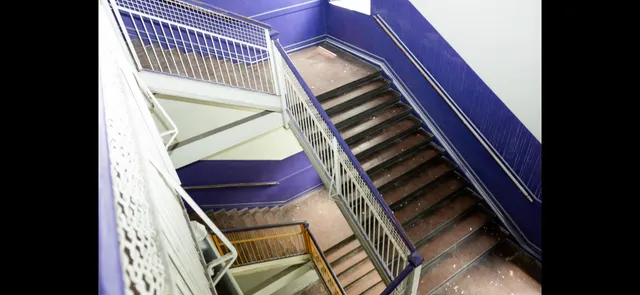 a view of swimming pool from a yard