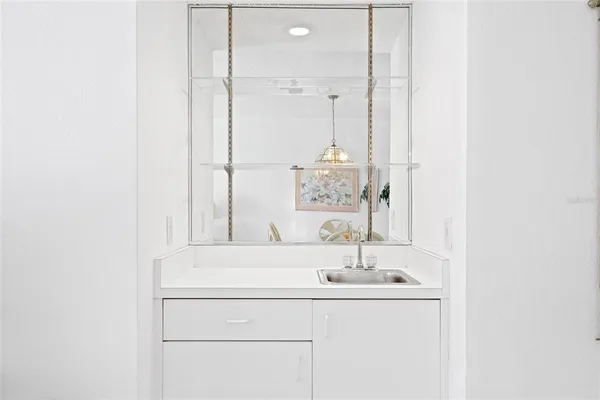 a view of an empty room