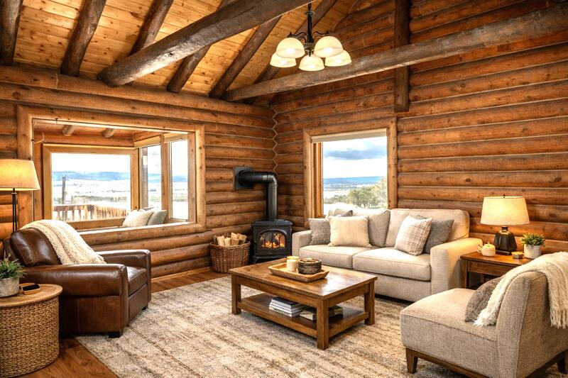 1391 North County Road Norwood, CO 81423 - Photo 3 of 34 a living room with furniture and a large window