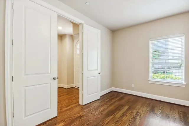 wooden floor in an empty room