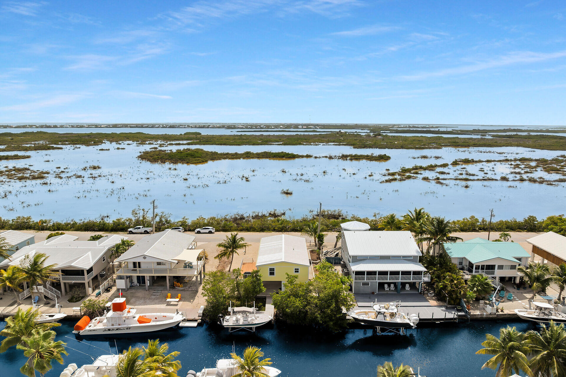 437 Pirates Road Summerland Key, FL 33042 - Photo 36 of 39 an aerial view of residential houses with outdoor space