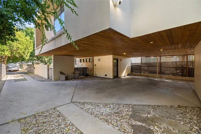 a view of a shaded area in a room