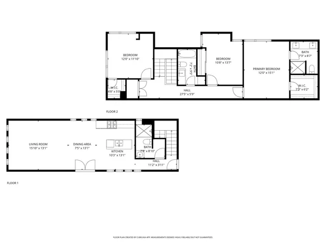 a view of a yard with plants and trees