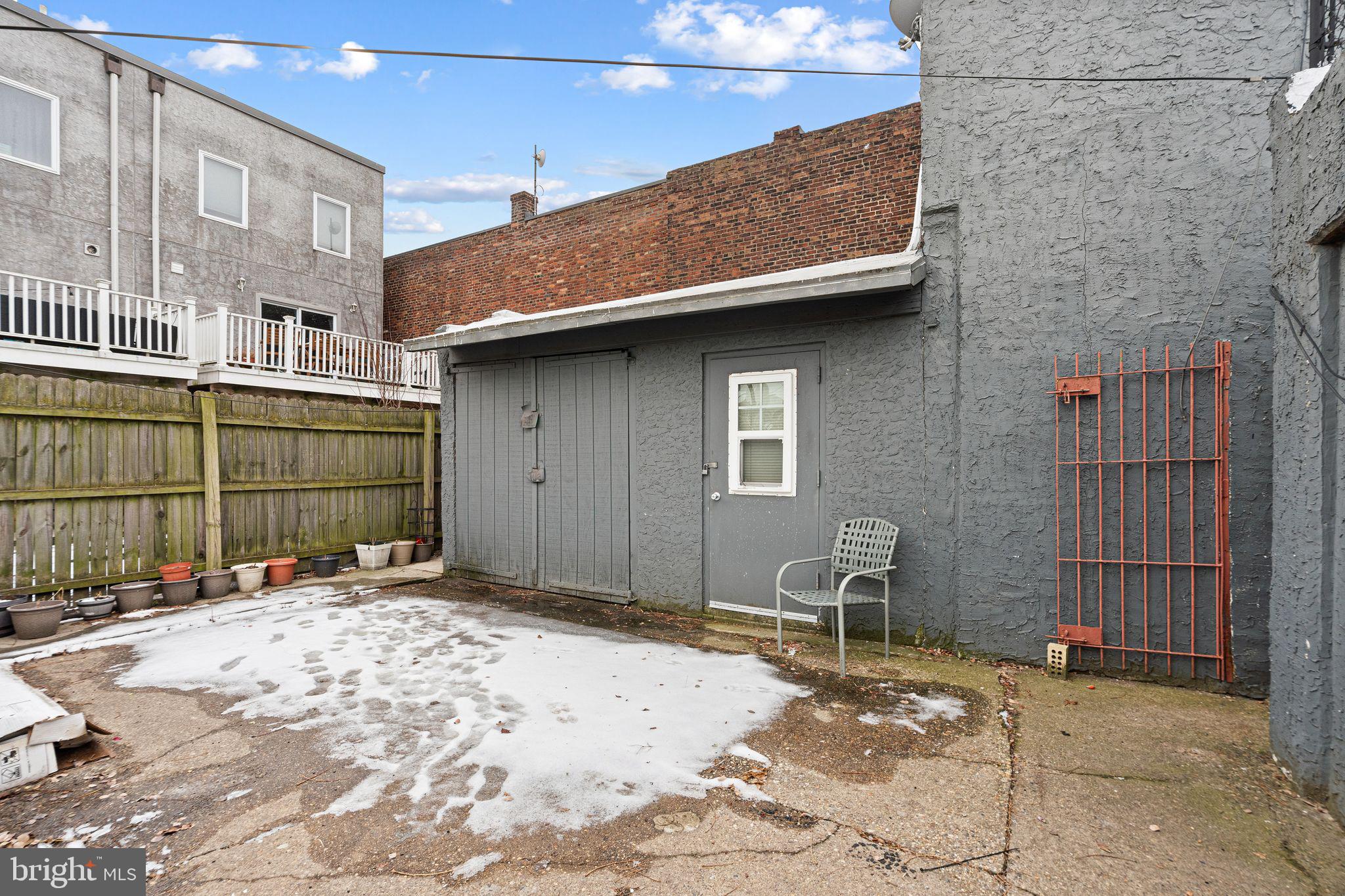 3029 Cedar Street Philadelphia, PA 19134 - Photo 39 of 48 Back storage sheds & gate to 3029 1st fl rear