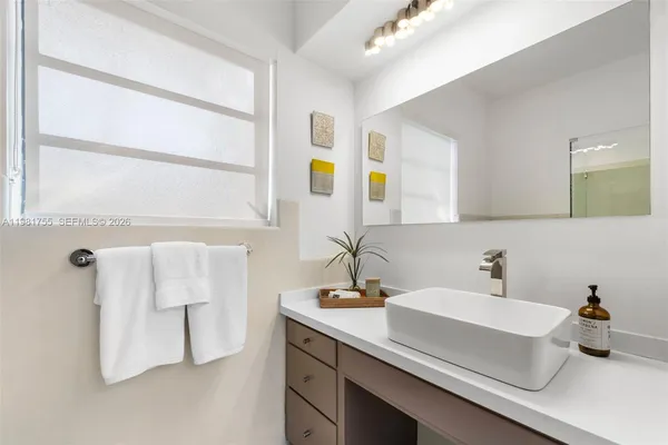 a living room with a couch and a table