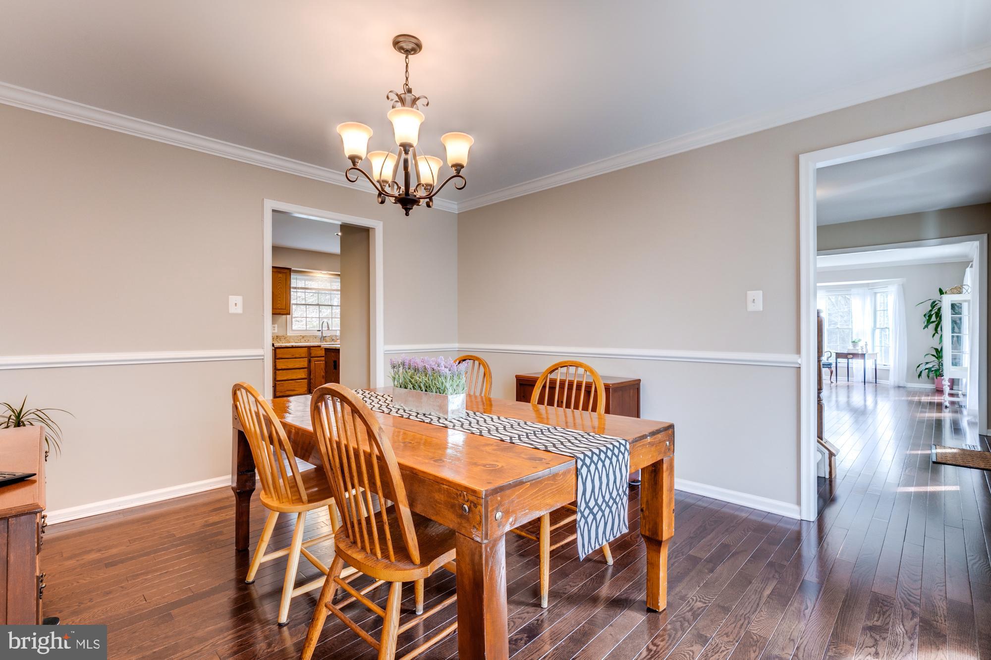 12553 Rock Ridge Road Herndon, VA 20170 - Photo 8 of 42 Dining room with chair rail