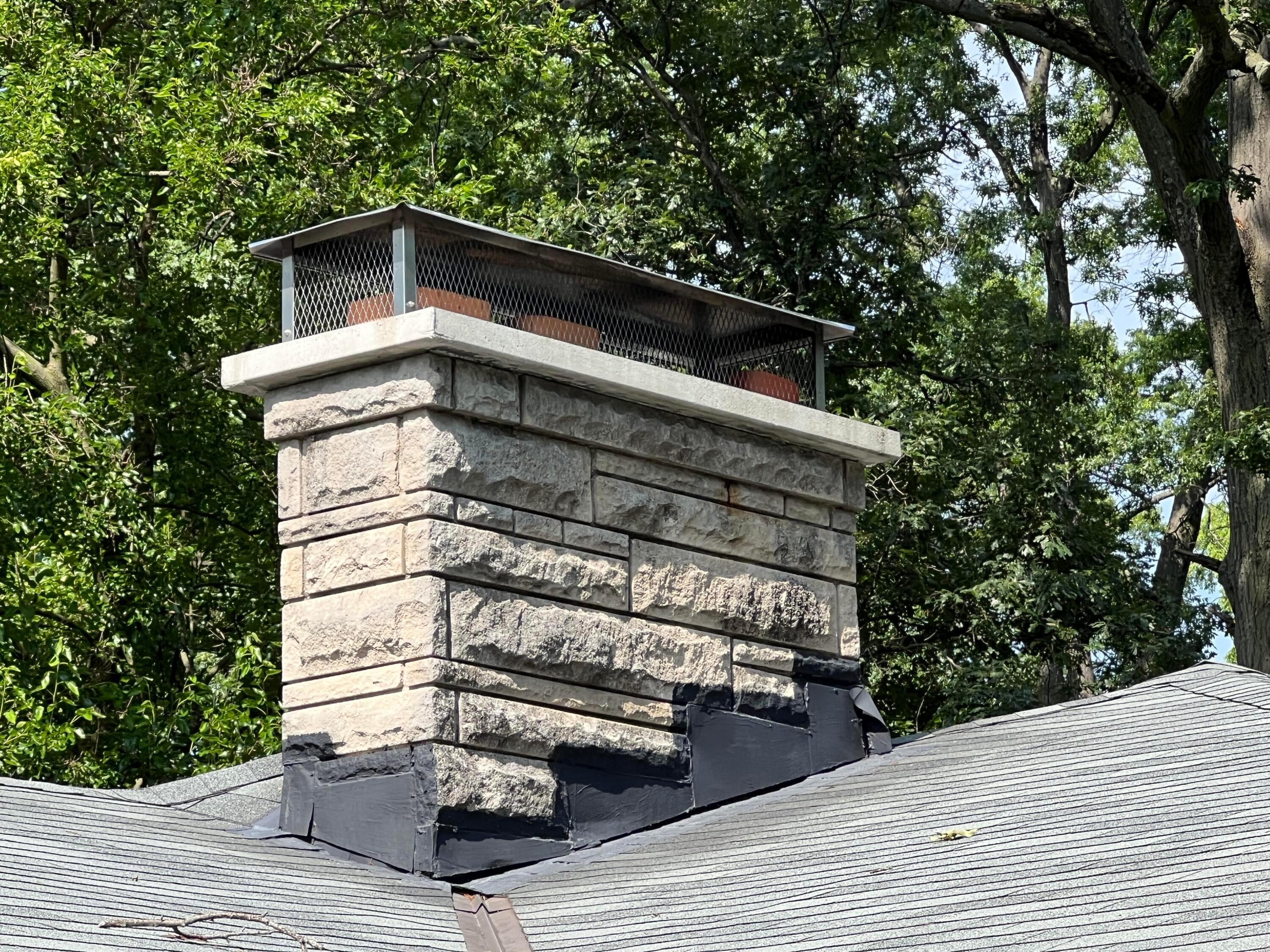 2680 Jordan Road Columbus, OH 43231 - Photo 47 of 55 Stone chimney chase