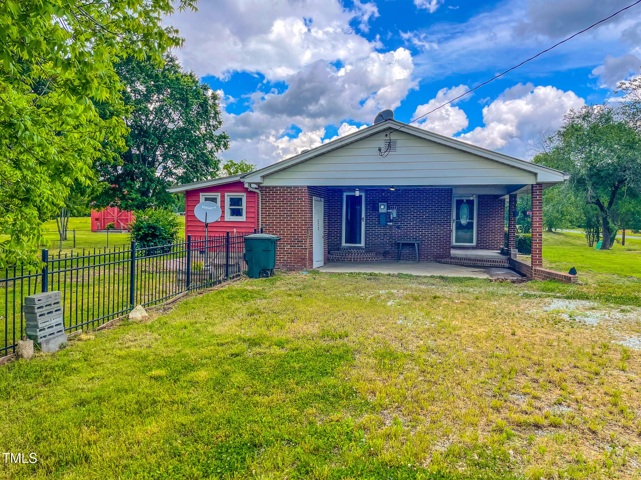 623 Chambers Road Rougemont, NC 27572 - Photo 37 of 44 a front view of house with yard and garage