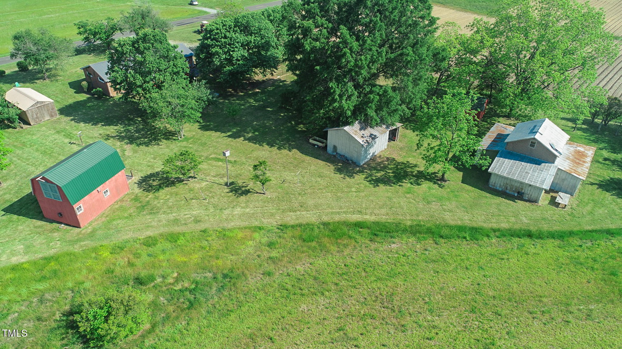 623 Chambers Road Rougemont, NC 27572 - Photo 41 of 44 an aerial view of a house with a yard