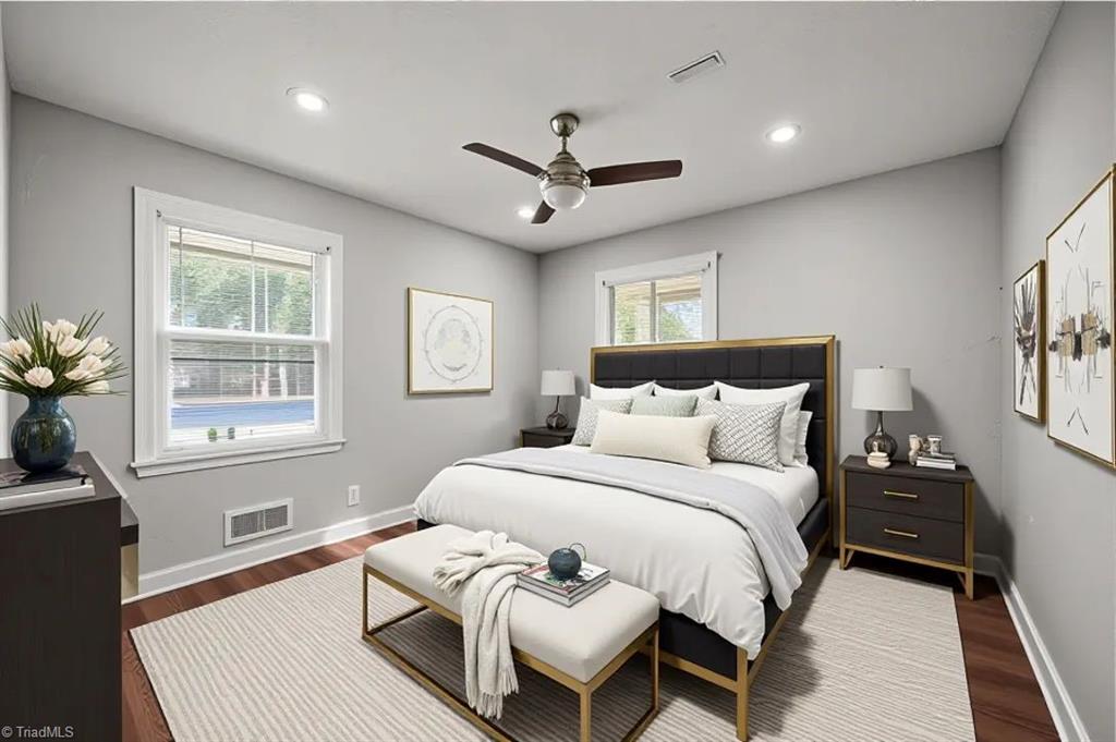 3734 Carver School Road Winston-Salem, NC 27105 - Photo 12 of 30 virtually staged primary bedroom