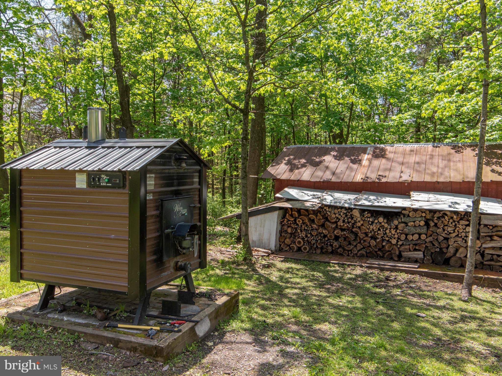 3050 Wonziegler Road Pennsburg, PA 18073 - Photo 23 of 31 Outside wood burning stove
