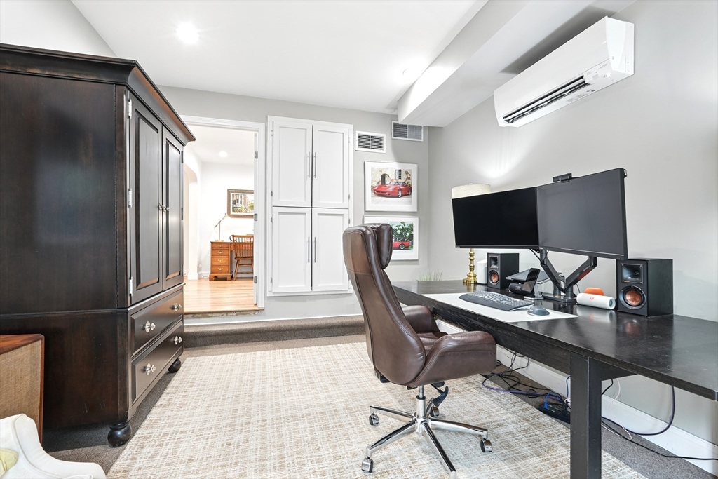 249 Concord Road Longmeadow, MA 01106 - Photo 17 of 41 a view of a workspace with furniture and a window