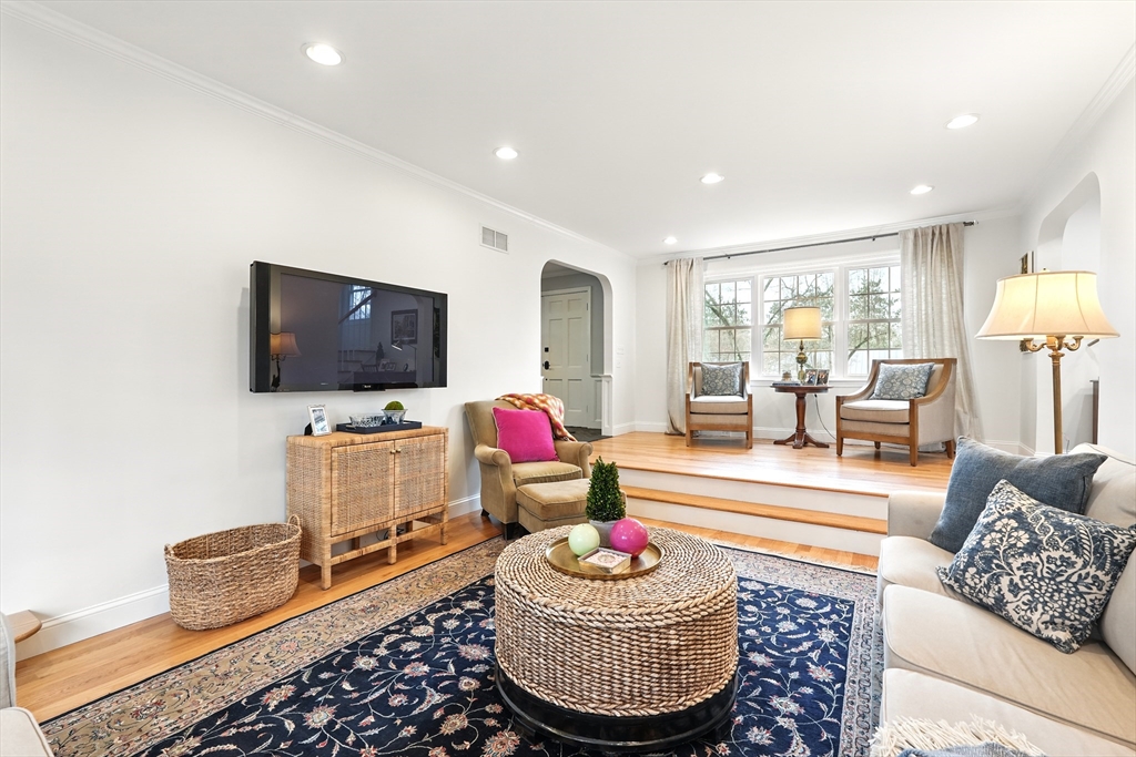 249 Concord Road Longmeadow, MA 01106 - Photo 3 of 41 a living room with furniture and a flat screen tv