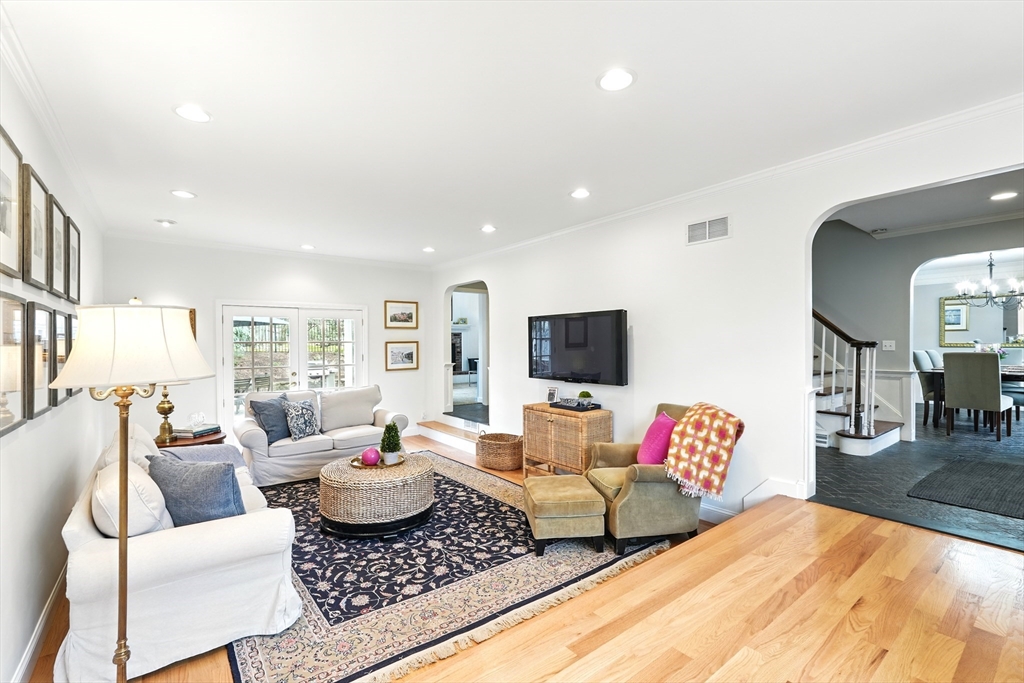 249 Concord Road Longmeadow, MA 01106 - Photo 6 of 41 a living room with furniture and a flat screen tv