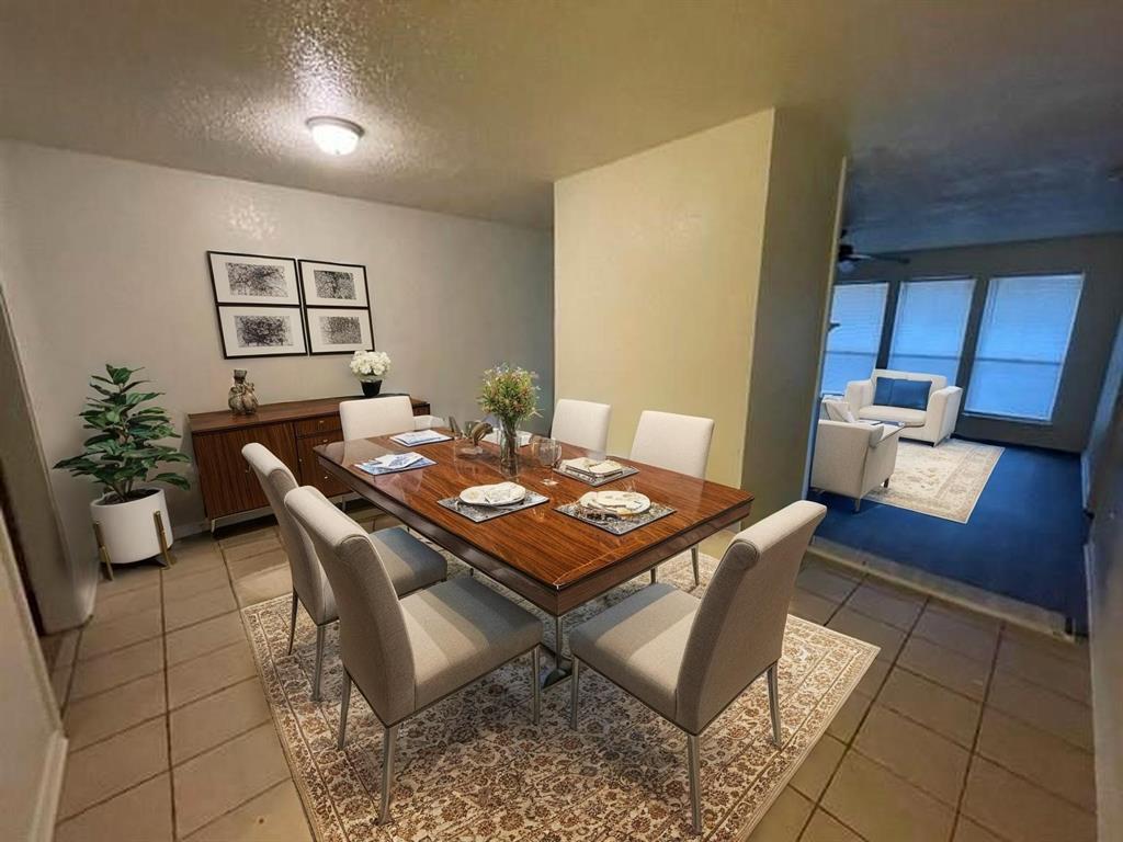 804 Cullum Court, Unit A Hurst, TX 76053 - Photo 4 of 29 virtually staged dining