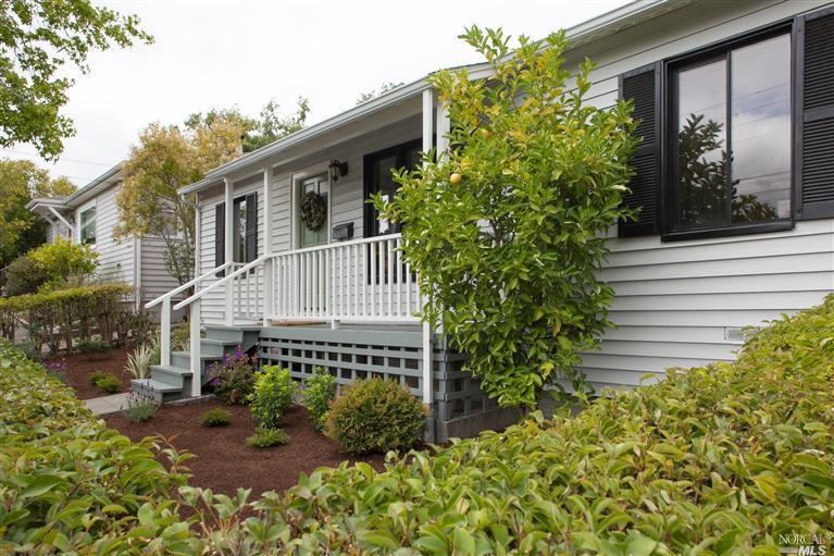 206 Alpine Street San Rafael, CA 94901 - Photo 1 of 1 Front view of house with newly landscaped yard.