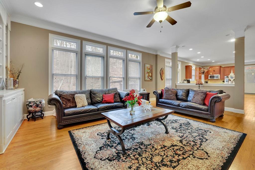 100 Trowbridge Road Atlanta, GA 30350 - Photo 15 of 49 a living room with furniture and a large window