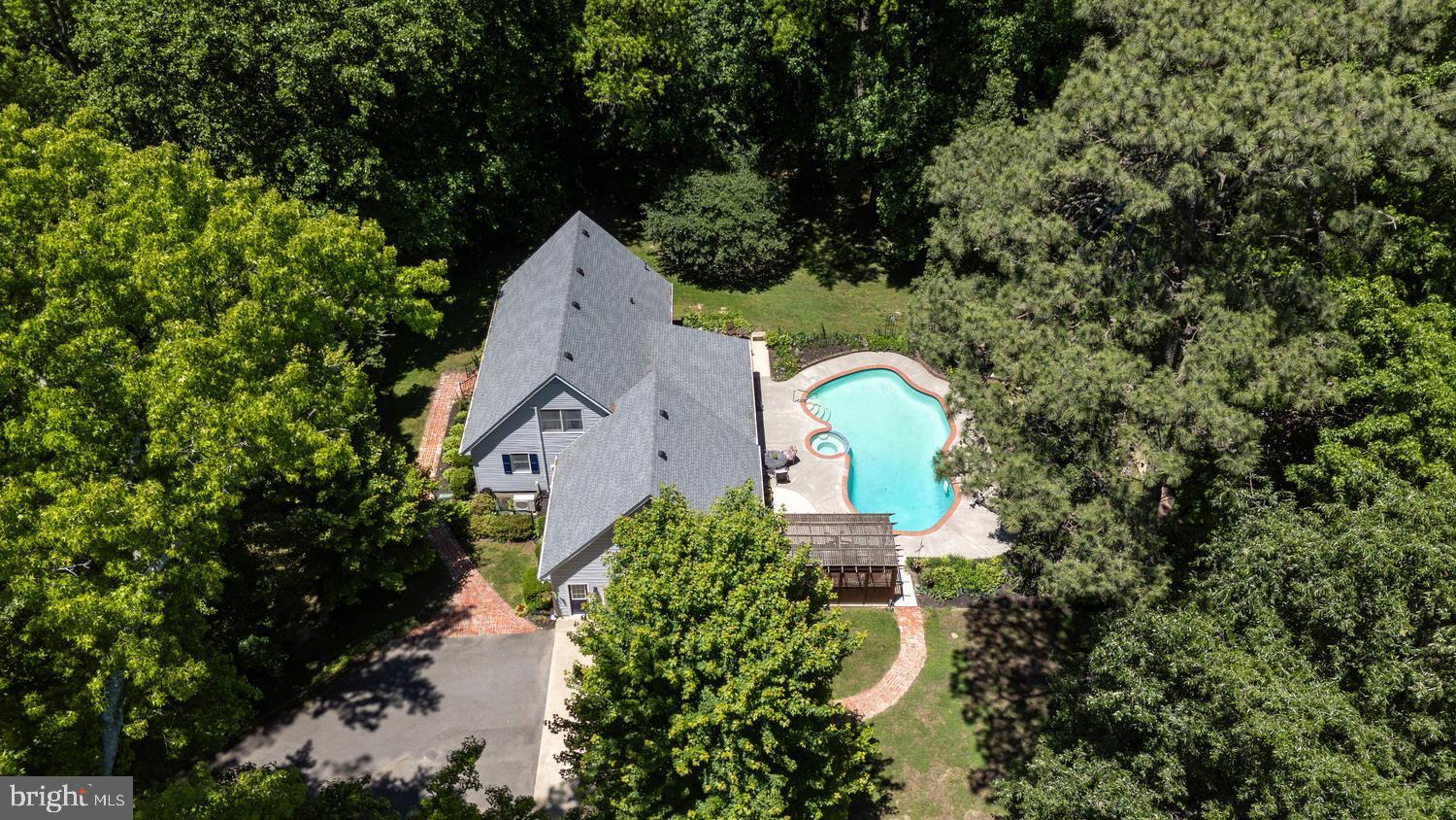 814 Wrights Neck Road Centreville, MD 21617 - Photo 25 of 53 an aerial view of a house with outdoor space and street view