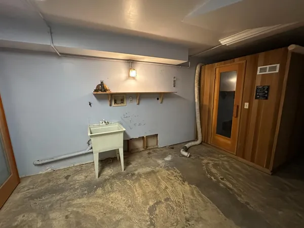 a view of road with trees