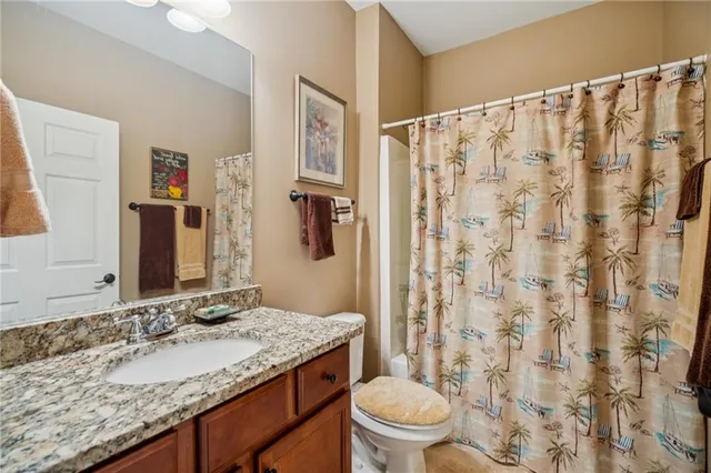 a view of a garage with storage