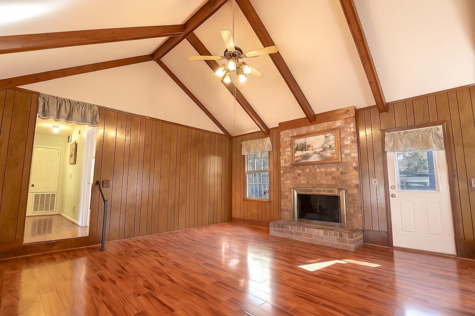 902 Knee Pines Court Ladson, SC 29456 - Photo 5 of 24 CozyLivingRoomwithBrickFireplace