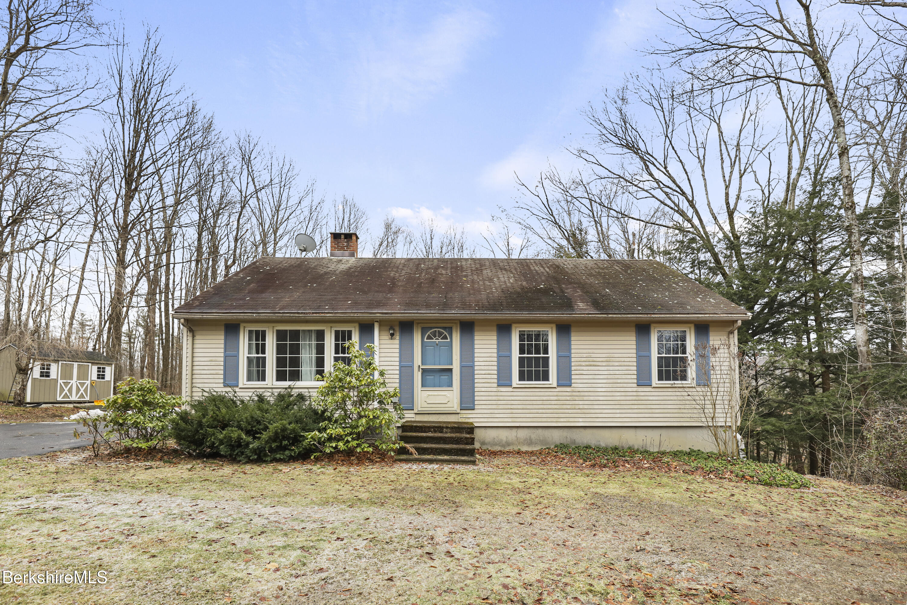 2271 Jacobs Ladder Road Becket, MA 01223 - Photo 1 of 28 a house with trees in the background