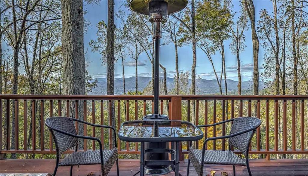 58 Ridgehaven Lane Ellijay, GA 30536 - Photo 1 of 1 a view of a chairs in a balcony