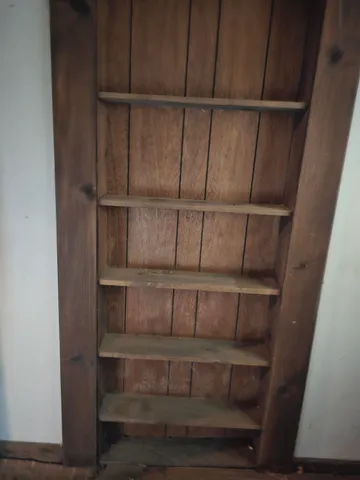 a view of a room with shelf