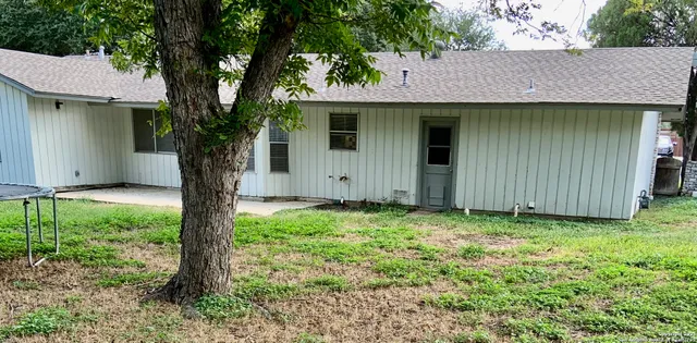 a view of a house with a door