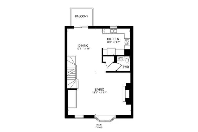 $3,900 | 2305 West Thomas Street, Unit 1, Chicago, IL 60622
