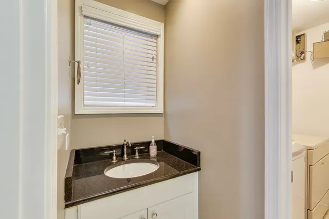 a view of wooden balcony