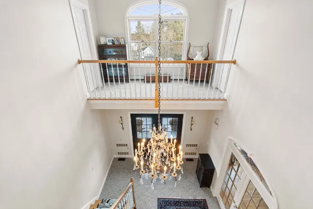 a view of front door with porch
