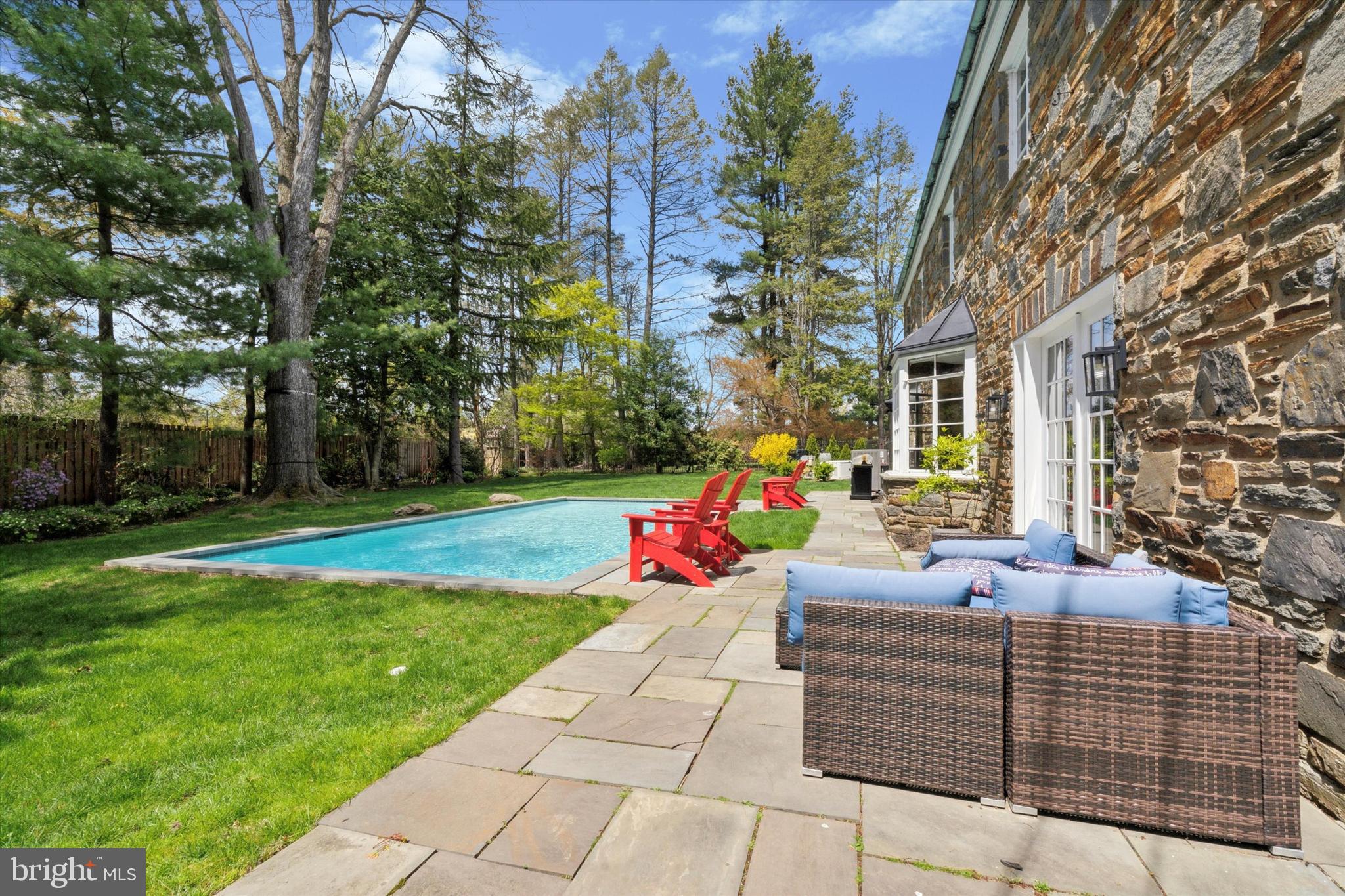 110 Raynham Road Merion Station, PA 19066 - Photo 12 of 59 a view of yard with an outdoor seating