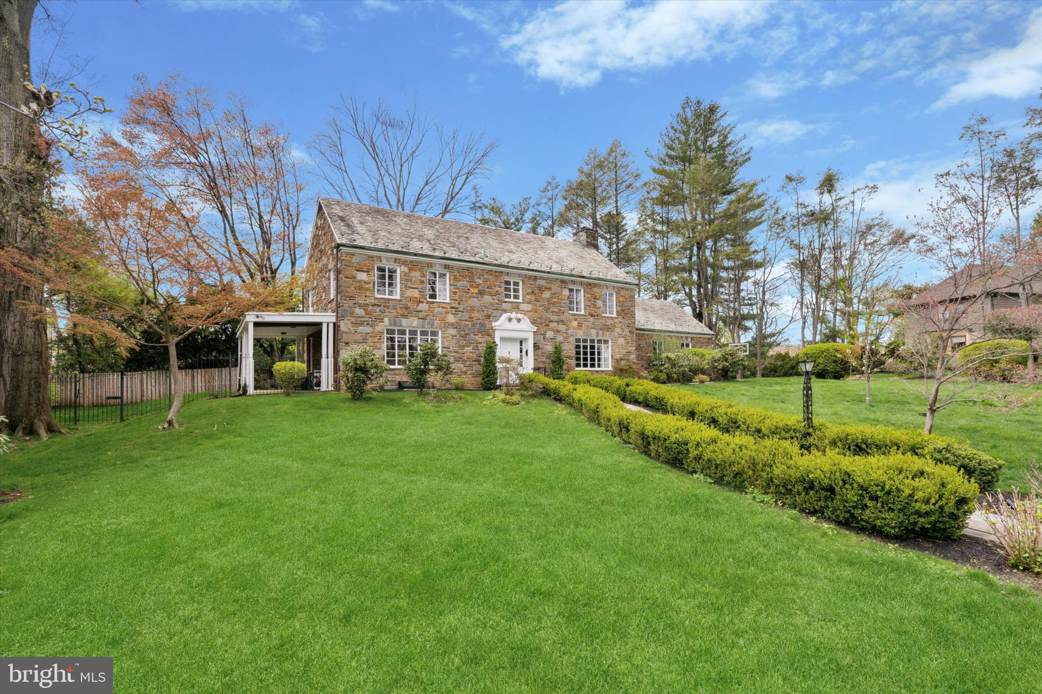 110 Raynham Road Merion Station, PA 19066 - Photo 2 of 59 a view of a house with backyard and garden