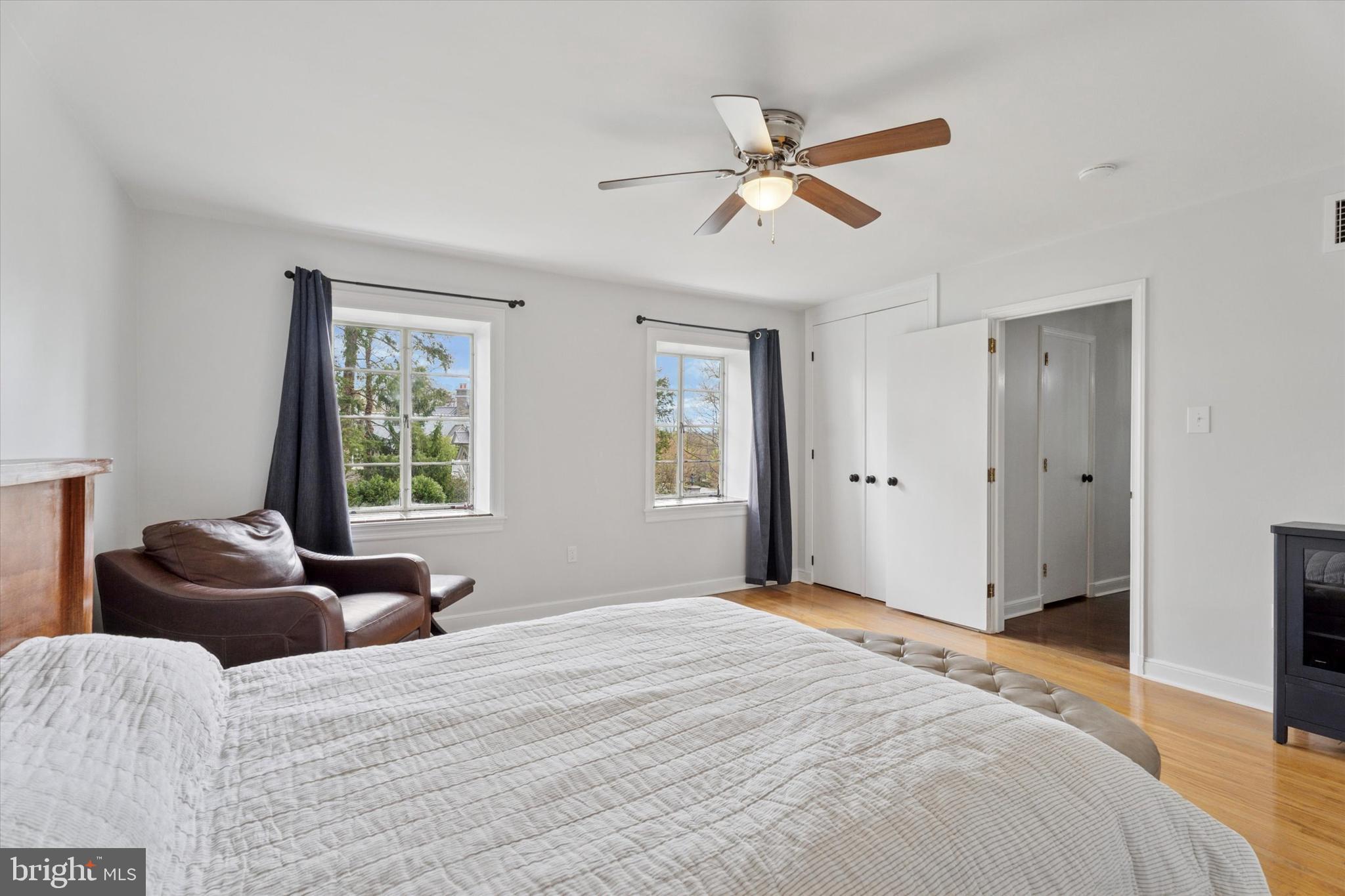 110 Raynham Road Merion Station, PA 19066 - Photo 34 of 59 a bedroom with a bed and a window