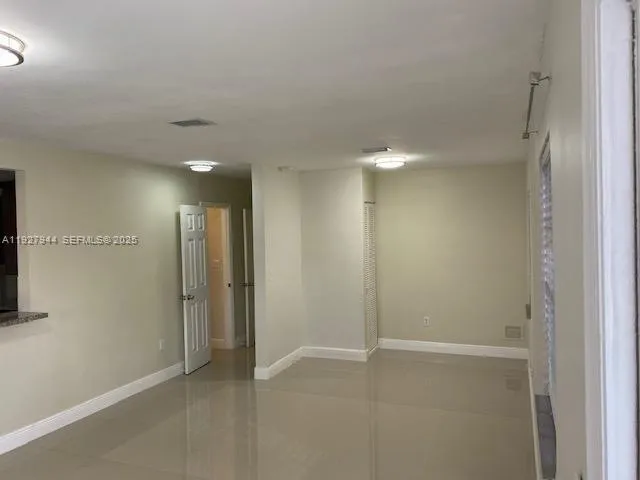 a view of an empty room