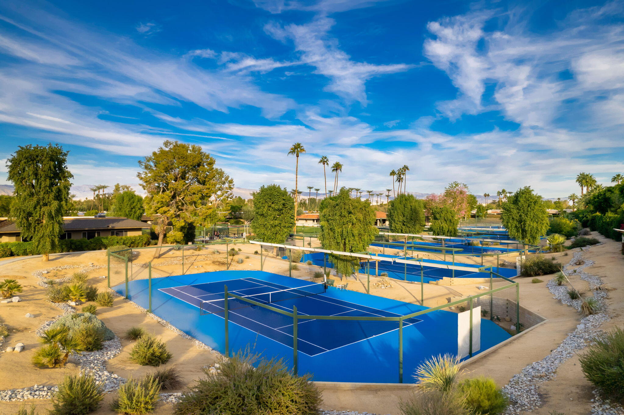13 Duke Drive Rancho Mirage, CA 92270 - Photo 52 of 68 a view of a swimming pool with an outdoor seating